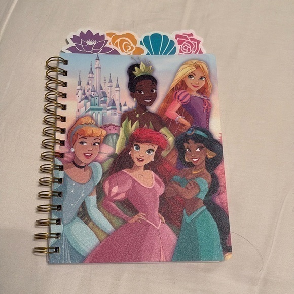 Disney | Office | Disney Princesses Lined Tabbed Spiral Journal | Poshmark